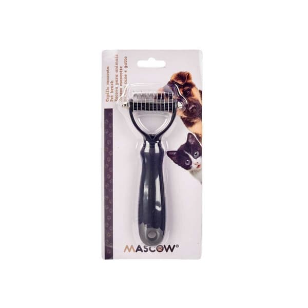 Hunde rive Mascow 333 Sort Silikone 6,5 x 17 x 3 cm 12 enheder