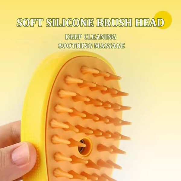 Lollanda Steamy Cat Brush 4-in-1, Cat Steamy Brush, Steamy Dog Brush – Höyrytoiminto, itsepuhdistuva