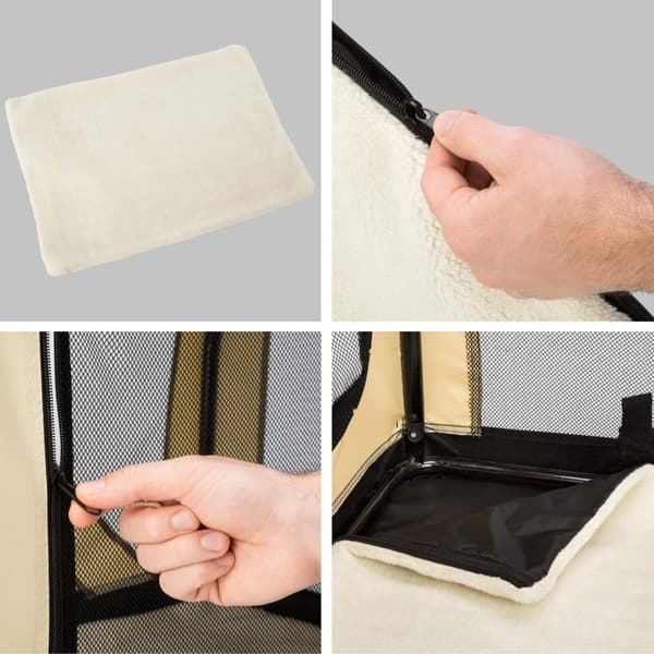Hundebur til transport foldbar - XXXL / 101 x 68 x 68,5 cm