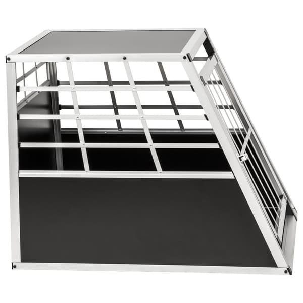Hundebur single med lige bagvæg - 65 x 90 x 69,5 cm