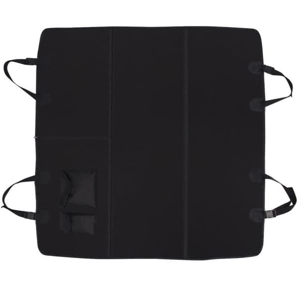 vidaXL Bilsetetrekk for kjæledyr 148x142 cm svart