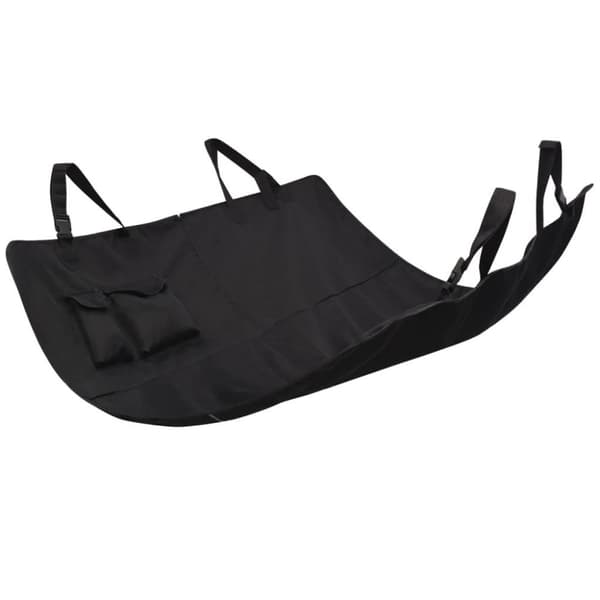vidaXL Auton takapenkin suoja lemmikille 148x142 cm musta