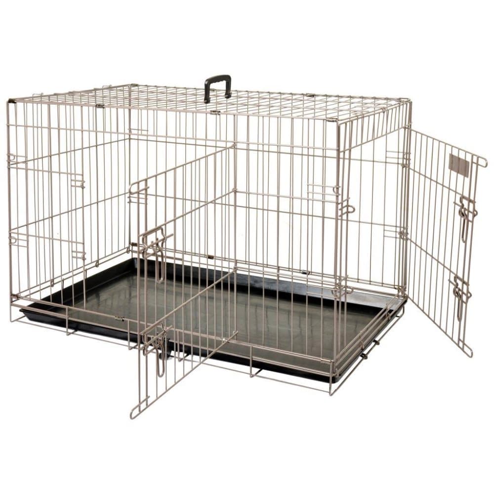 FLAMINGO kæledyrsbur Ebo metallisk brun 77 x 47 x 55 cm 517581