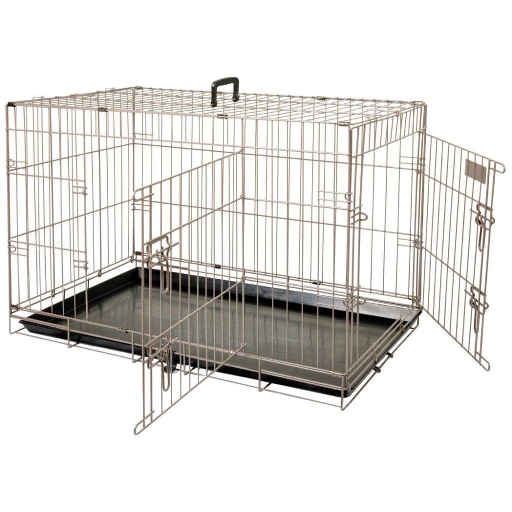FLAMINGO kæledyrsbur Ebo metallisk brun 92 x 56 x 64 cm 517582