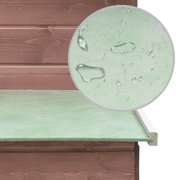 vidaXL hønsehus 170x81x110 cm massivt fyrretræ og grantræ mokka