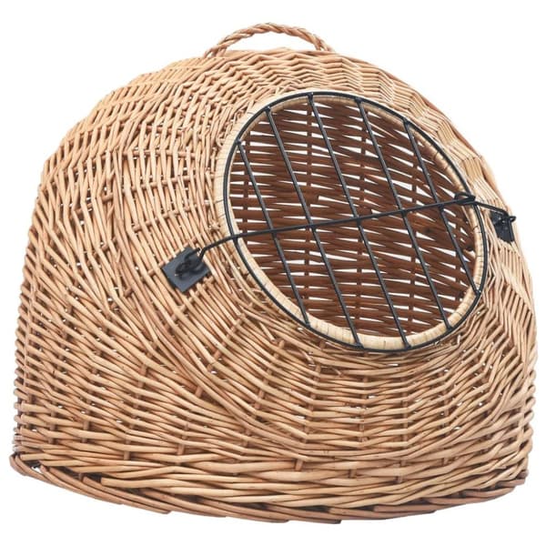 vidaXL Kattbur 50x42x40 cm naturlig pil