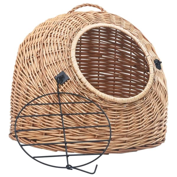 vidaXL Kattbur 50x42x40 cm naturlig pil