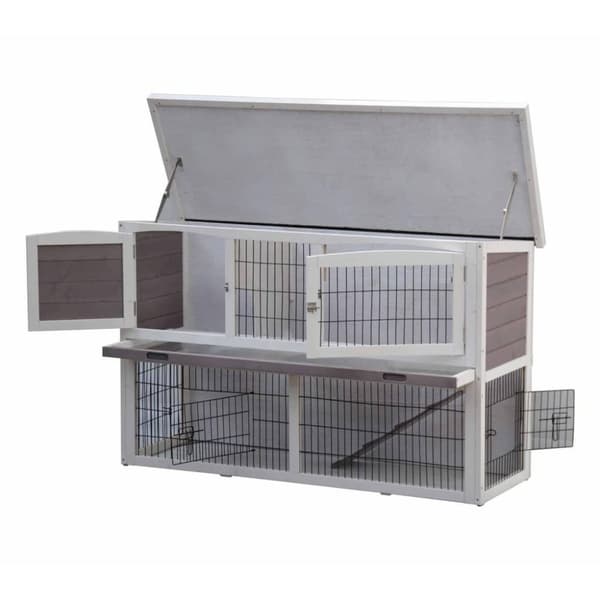 @Pet Kaninbur Bigfoot tre 137x50x85 cm hvit