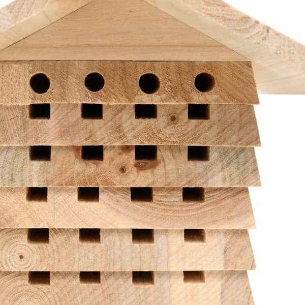 vidaXL bihotel 22x20x20 cm massivt fyrretræ