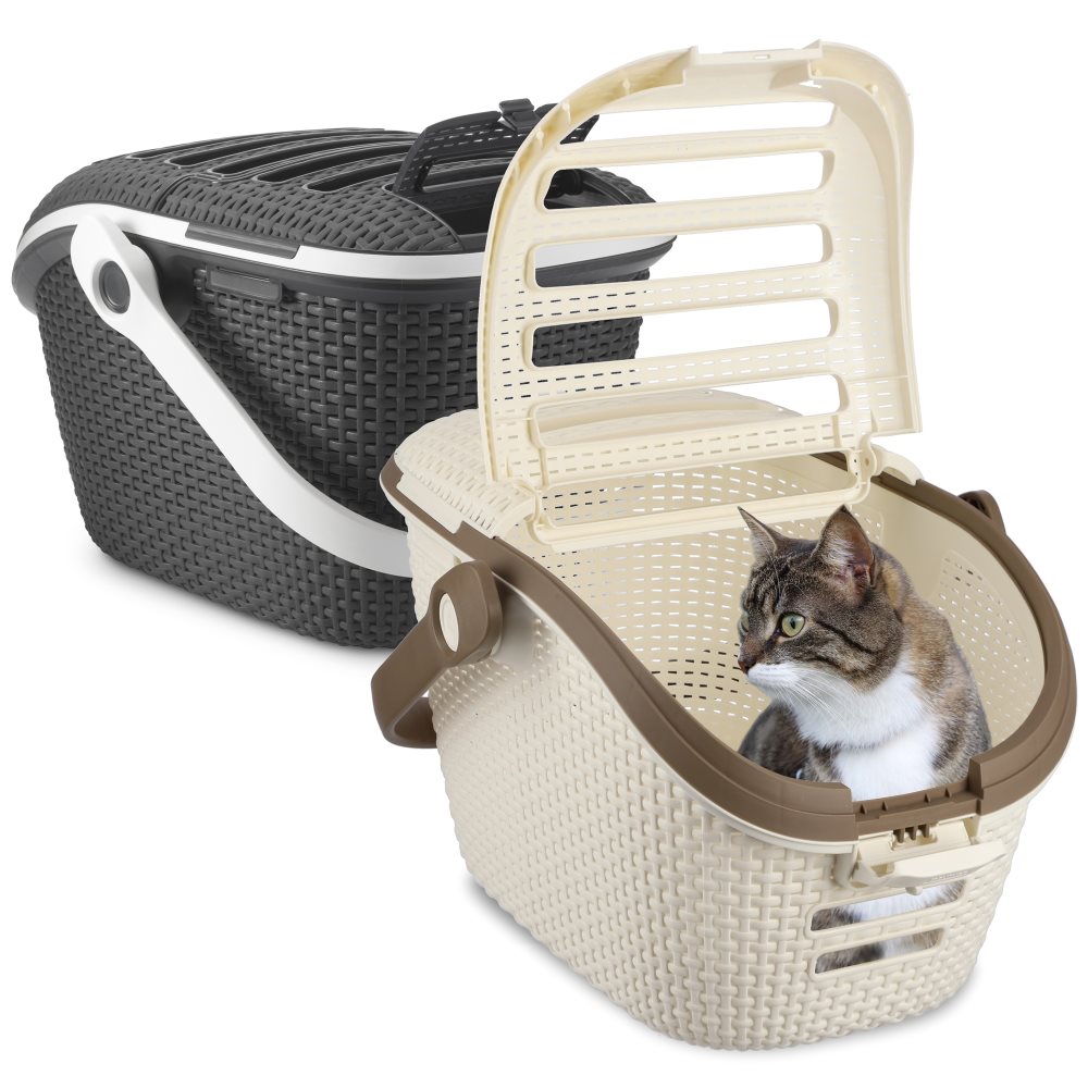 CURVER - DJURTRANSPORTER - krämfärgad