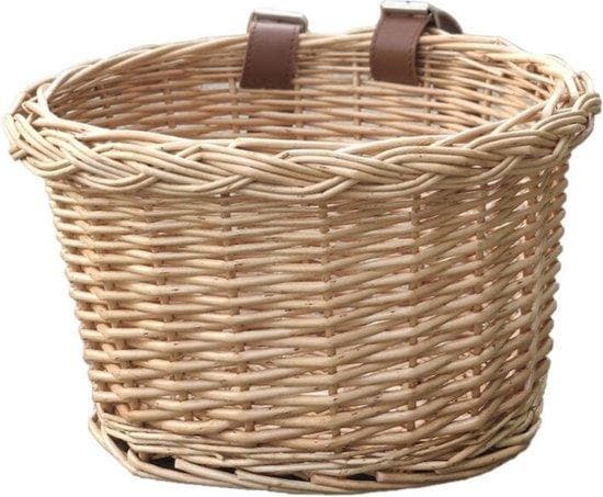 Cykelkorg Flickor | Riet | Cykelkorg Lämplig för hund