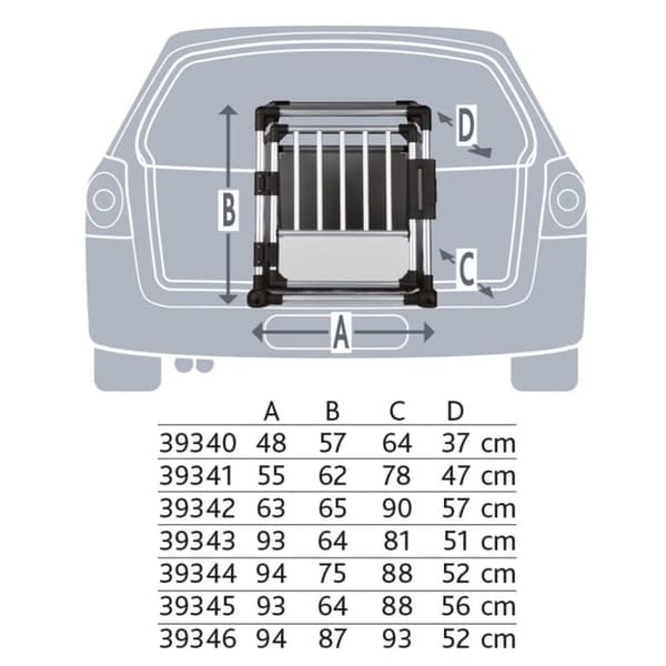 TRIXIE Transportbur L aluminium