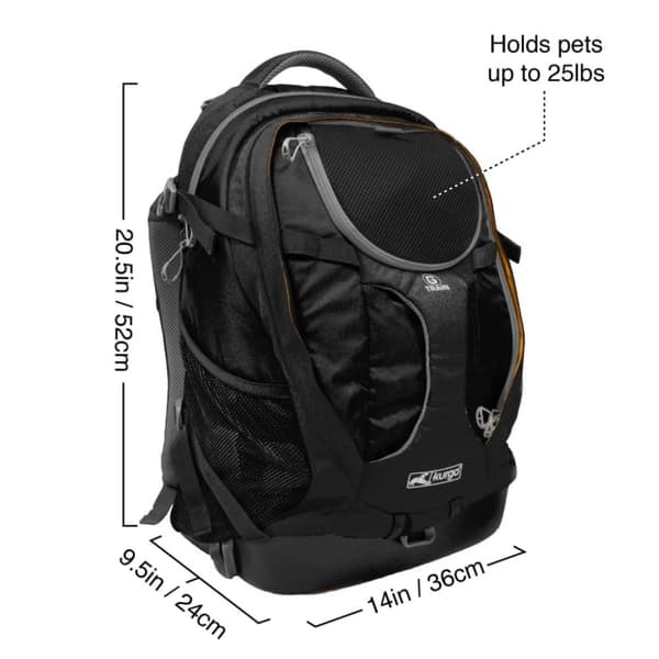 Kurgo transporttaske til hunde G-Train K9 sort