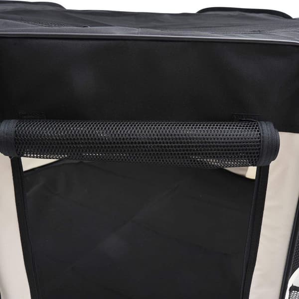 Rootz Puppy Run Outdoor Shelter - Musta, Valkoinen - Kangas, Teräs - 20,08 cm x 25,59 cm x 2,76 cm
