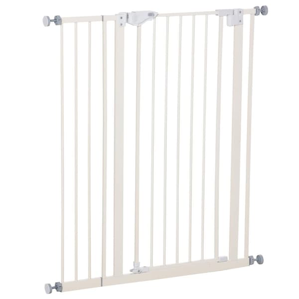 Rootz Säkerhetsdörr - Staket - Dubbellåsning - Vit - 68 x 104,1 x 86 cm