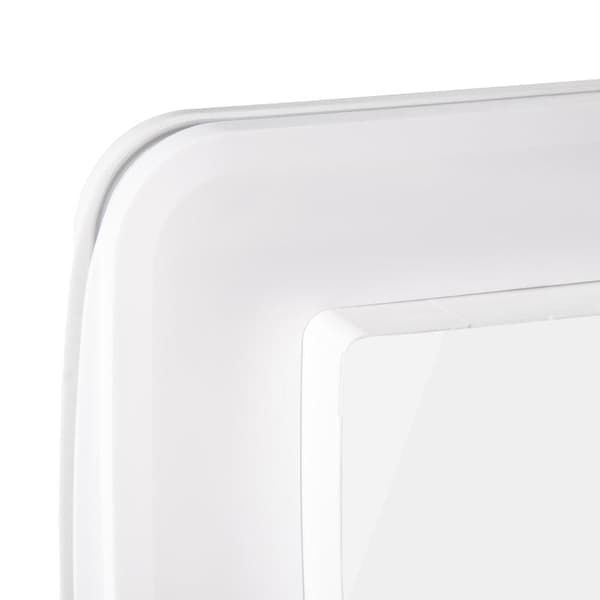 Rootz Dörr för husdjur - Kattlucka - Hundlucka - 4 låsalternativ med magnet - Dörrlucka för insidan - Dörrlucka för husdjur - Vit - 30 x 29 x 10 cm