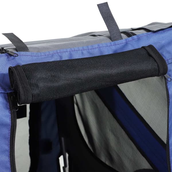 Rootz Dog Trailer - Grå, Blå - Oxford, Tyg, Metall - 51,181 cm x 28,74 cm x 35,43 cm