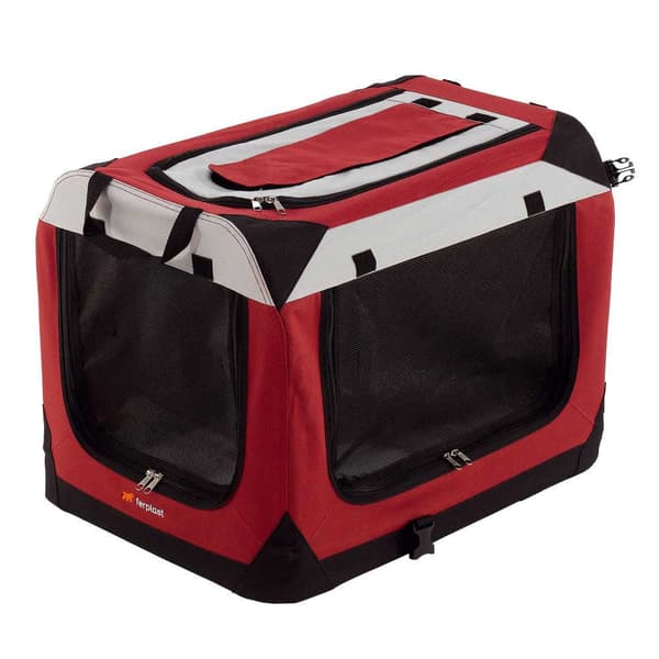 Ferplast Hundebærer Nylon Holiday 4 60x42x42 Cm Rød 60x42x42 cm