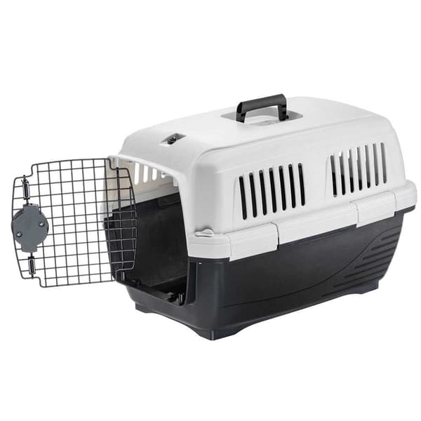 Ferplast Lemmikkieläinten Kuljettaja Clipper 2 57x37x36 Cm Valkoinen,Musta 57x37x36 cm