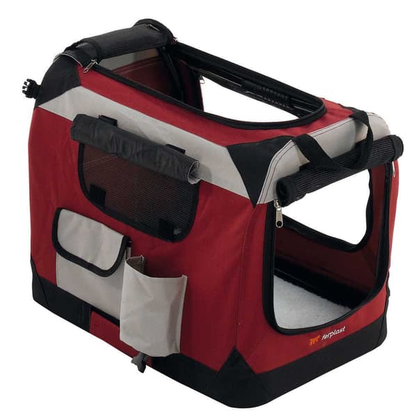 Ferplast Hundebærer Nylon Holiday 6 70x52x52 Cm Rød 70x52x52 cm
