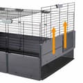 Miniatyrbild 6 av 9: Ferplast Dubbel Multipla 107.5x72x96.5 Centimeter Bur Kaniner Svart