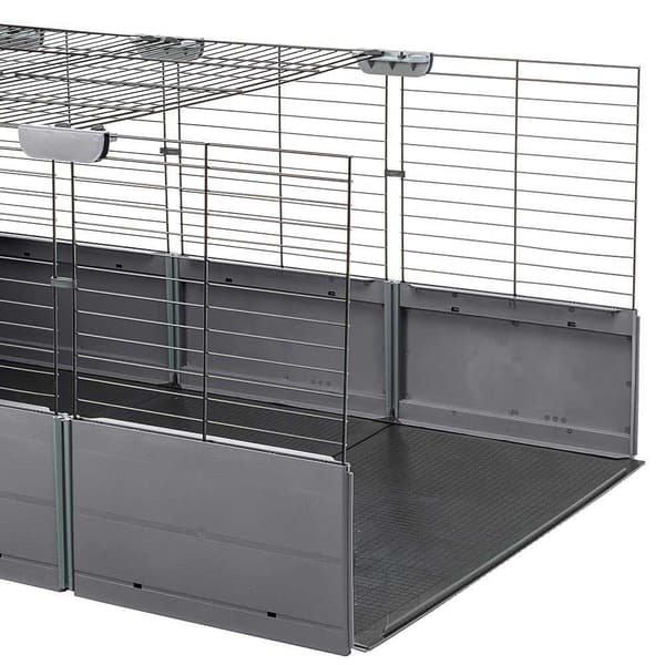 Ferplast Dubbel Multipla 107.5x72x96.5 Centimeter Bur Kaniner Svart