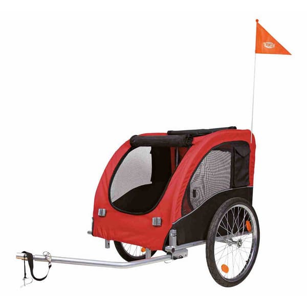 Trixie Cykelsläp Röd,Svart 75 × 86 × 80 cm