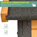 Miniatyrbillede 3 af 9: Nancy's Aaron Lake Rabbit Hutch - Geel, Zwart - Firwood, Metal - cm x 48,03 cm x 36,22 cm