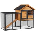 Miniatyrbillede 7 af 9: Nancy's Aaron Lake Rabbit Hutch - Geel, Zwart - Firwood, Metal - cm x 48,03 cm x 36,22 cm