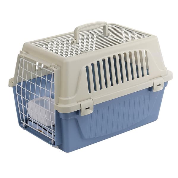 Ferplast Husdjursbärare Atlas 10 Open 48x32.5x29 Cm Vit,Blå 48x32.5x29 cm