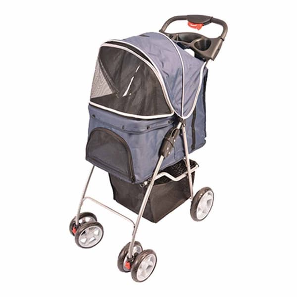 Duvo+ Kæledyrs Gåvogn 15kg Blå