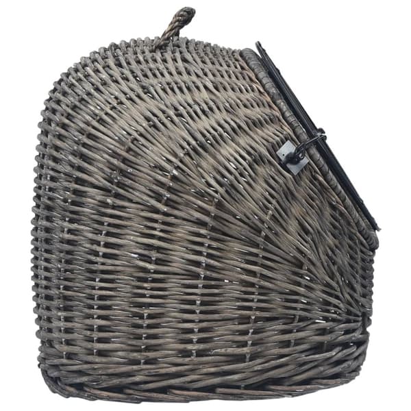 Kattetransport 60x45x45 cm naturpil grå - Kattetransport - Transportkasse Til Kat - Home & Living