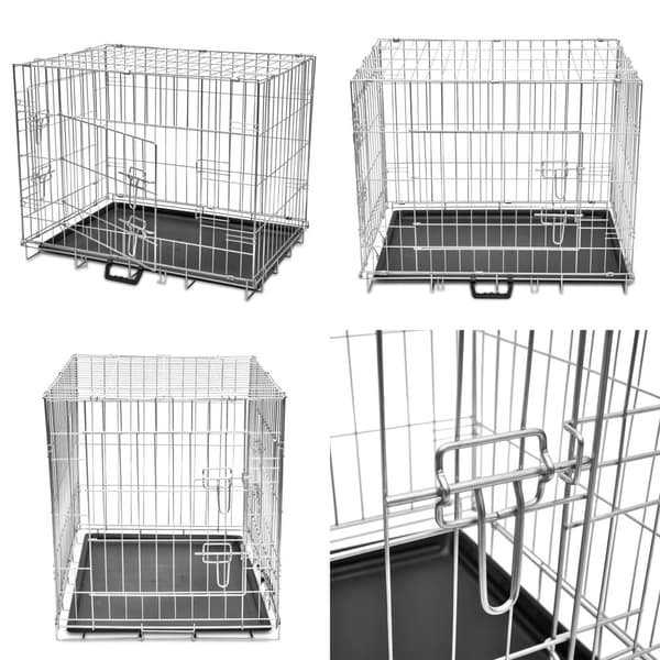 Hopfällbar hundbur L metall - Hundbur - Hundburar - Home & Living