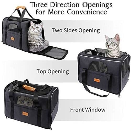 Cat Transport Bag - Morpilot - Vikbar - Andas - Svart