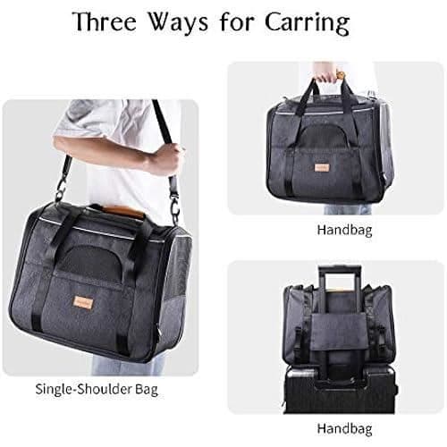 Cat Transport Bag - Morpilot - Vikbar - Andas - Svart