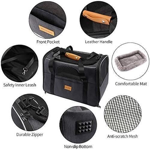 Cat Transport Bag - Morpilot - Vikbar - Andas - Svart
