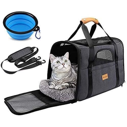 Cat Transport Bag - Morpilot - Vikbar - Andas - Svart