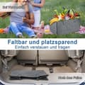 Miniatyrbild 4 av 4: Vedtransportväska - LARS360 - Set om 4 - Filt - Ljusgrå