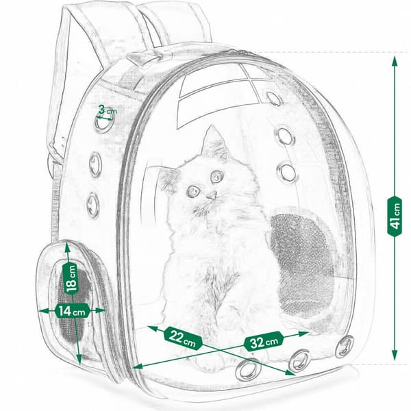 TRANSPORTER til kat hund kanin dyr TRANSPORT RYGSÆK kravlegård