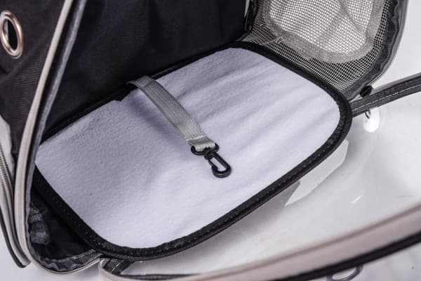 TRANSPORTER för en katt, en hund, en kanin, ett djur, en hopfällbar TRANSPORTRYGGSÄCK
