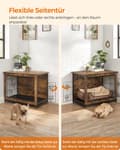 Miniatyrbillede 4 af 7: Hundbur - til hunde op til 20 kg - vintage brun