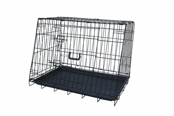 Streetwize tillbehör - SWPET16 - Lutande hopfällbar hundlåda - Medium - 76x56x54cm