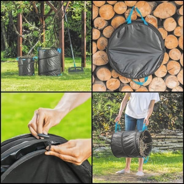 Celfast Heavy Duty Återanvändbar hopfällbar trädgårdskorg 56L