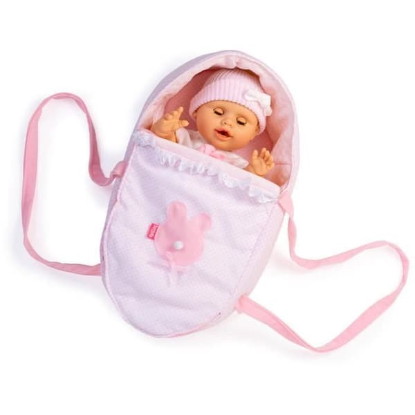 Transportväska för docka - Berjuan - 38 cm - Rosa - Plast - Textil
