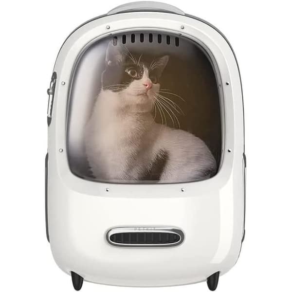 Ryggsäck - PETKIT - Breezy Dome 2 - Elektrisk ventilation - Bekväm - Inuti