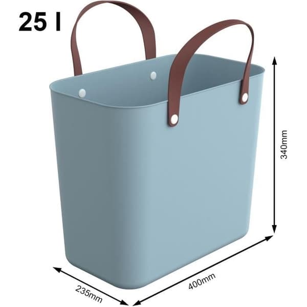 Shoppingväska - Mpets - ALBULA 25L - Ljusblå - 100 % återvinningsbar - 40 kg last
