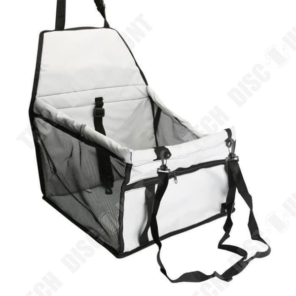 TD® Luxury Portable Dog Cat Bilförvaringsväska med säkerhetsdragkedja / Car Booster Hundförvaringsficka
