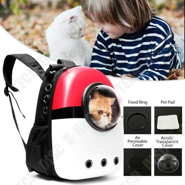 TD® Capsule Carrier Ryggsäck med fönster bärkorg Pet Space Ryggsäck för katthund