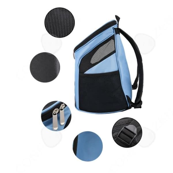 CONFO® Pet bag bärväska ryggsäck för katt och hund hopfällbar bröstväska för husdjur