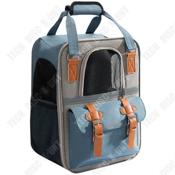 TD® Pet Cat Ryggsäck Stor kapacitet Bärbar ryggsäck Reflekterande ryggsäck Badväska Andningsbar canvasväska